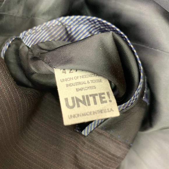 Ted Baker London Nordstrom Blazer Men 3 Button Office Size 42R Adult Career CLST - Picture 5 of 10